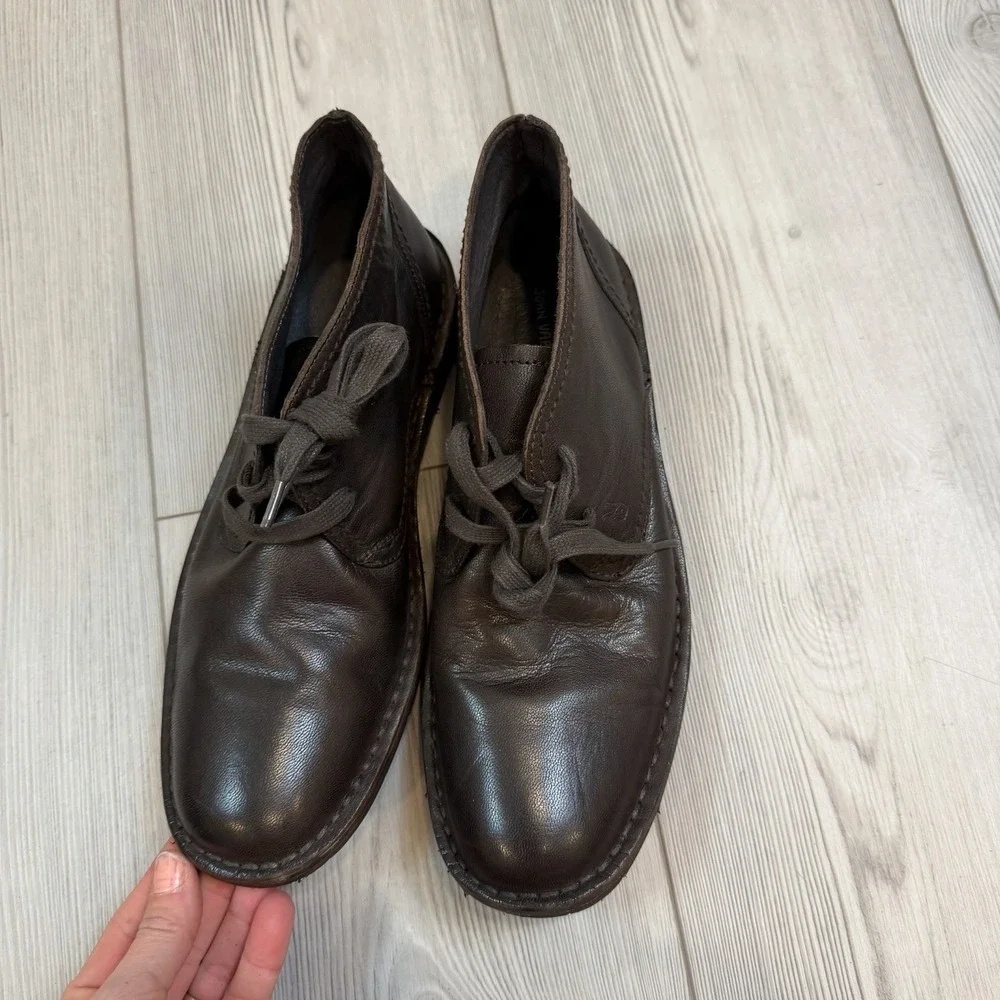 John Varvatos Star USA Hipster Chukka Boots Leather | F505k4d Sz 7 Brown Lace Up